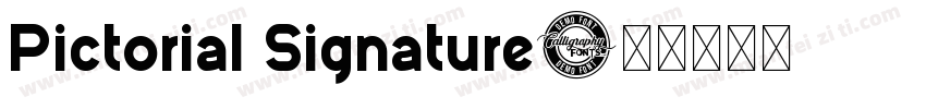 Pictorial Signature字体转换